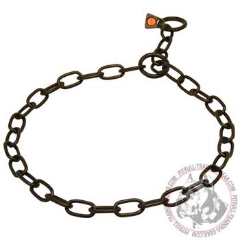  Stainless Steel Pitbull Choke Collar with 3 mm Links