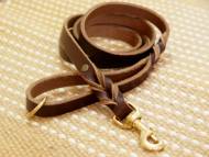 20 mm Leather Pitbull Leash with Decorative Braids 20 mm Leather Pitbull Leash with Decorative Braids